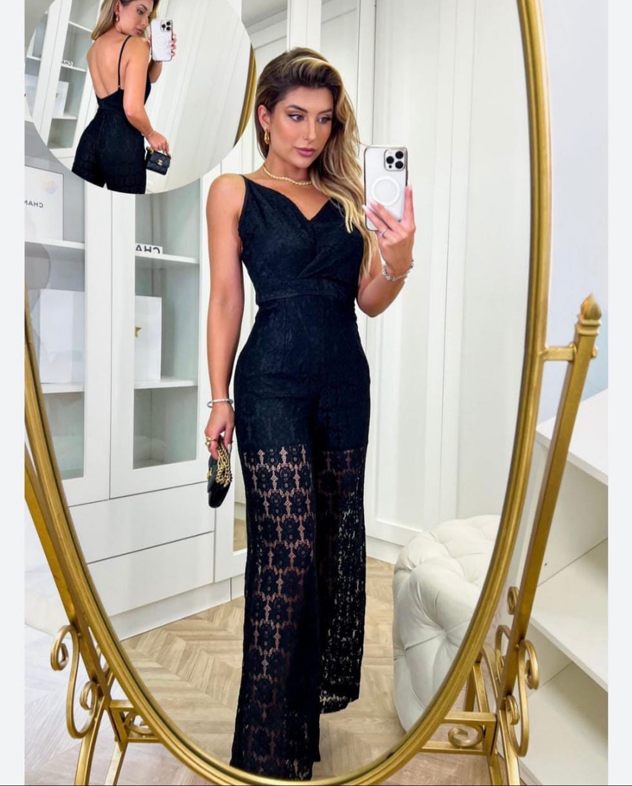 Jumpsuit Encaje Negro