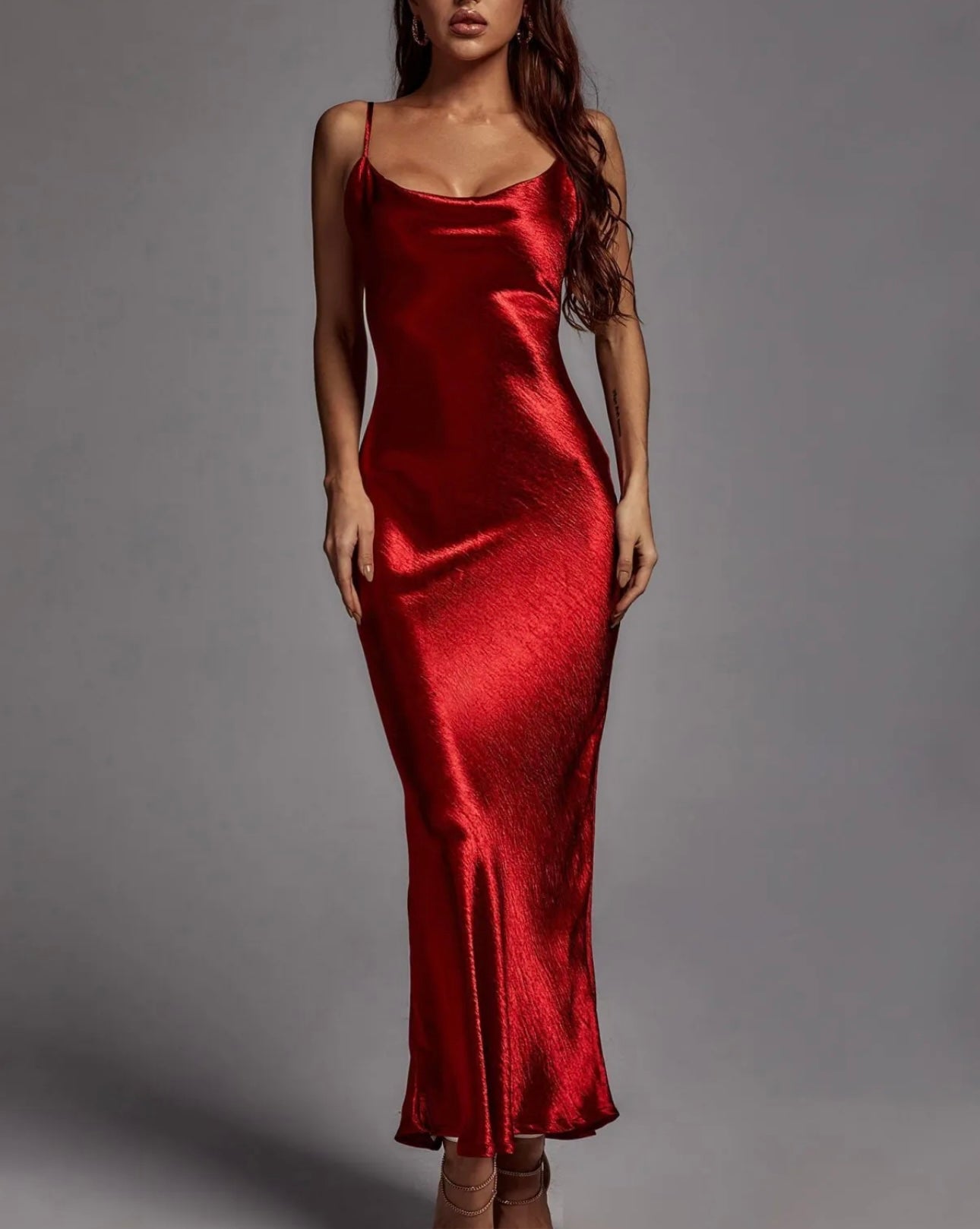 Elegance Maxi Red Dress