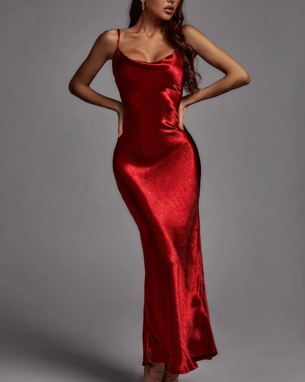 Elegance Maxi Red Dress