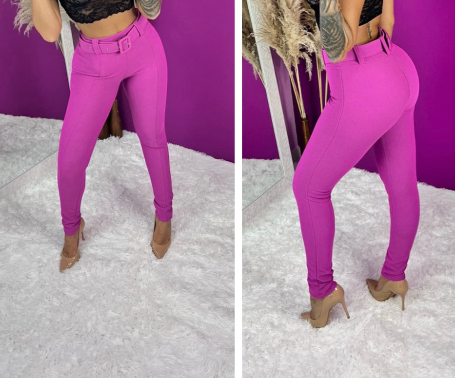 Pantalón Stretch Fucsia