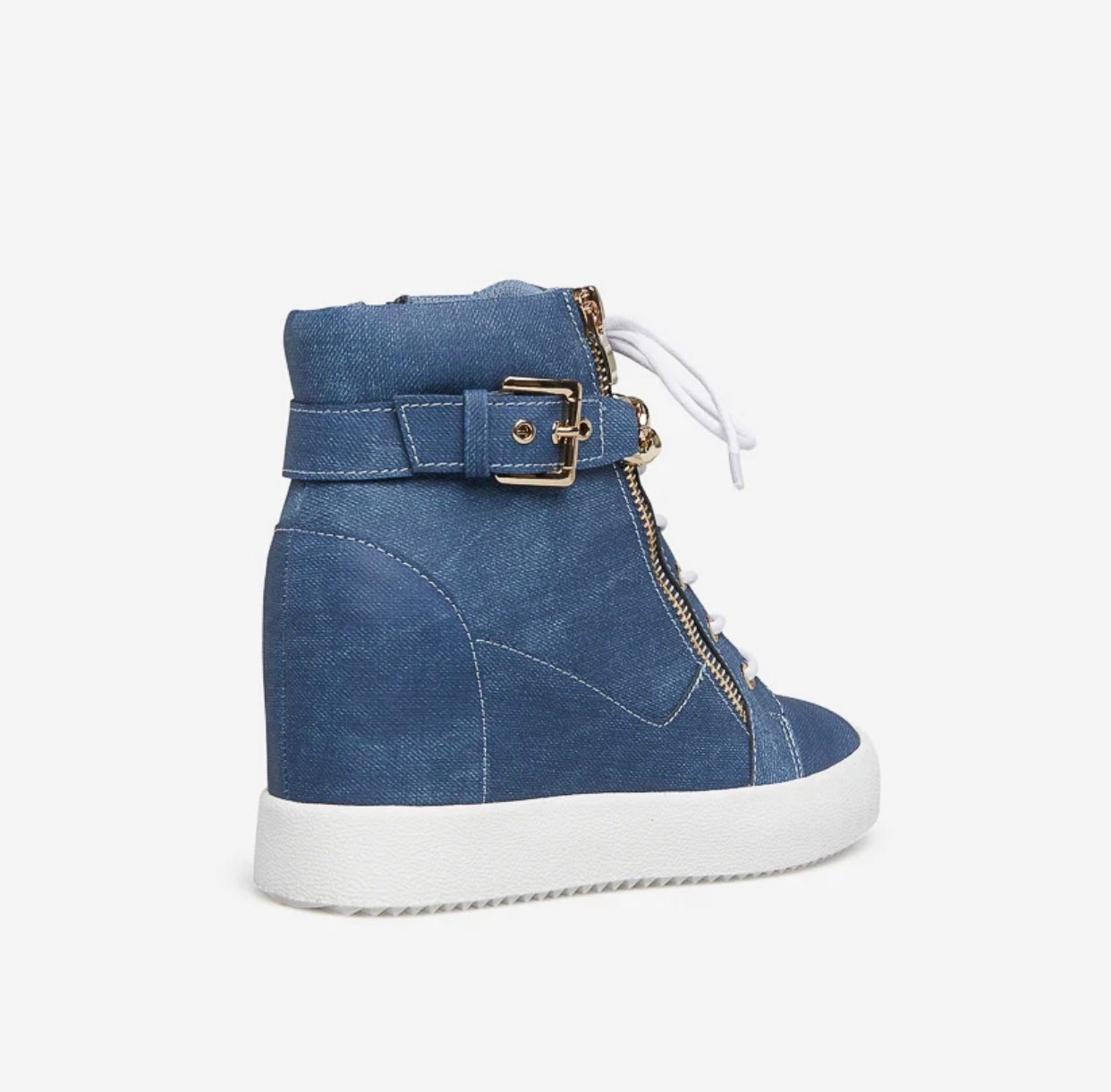 Aleale High Top Wedge Sneaker