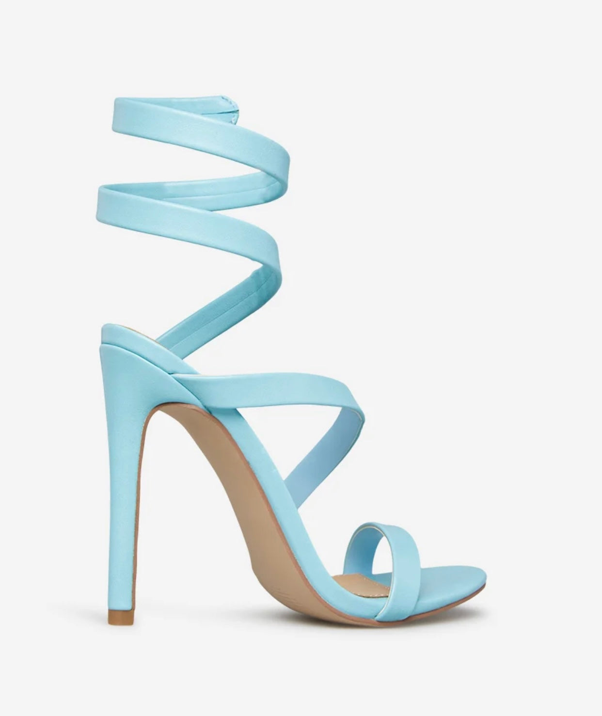 Ronja Strappy Heeled Sandal Bby Blue